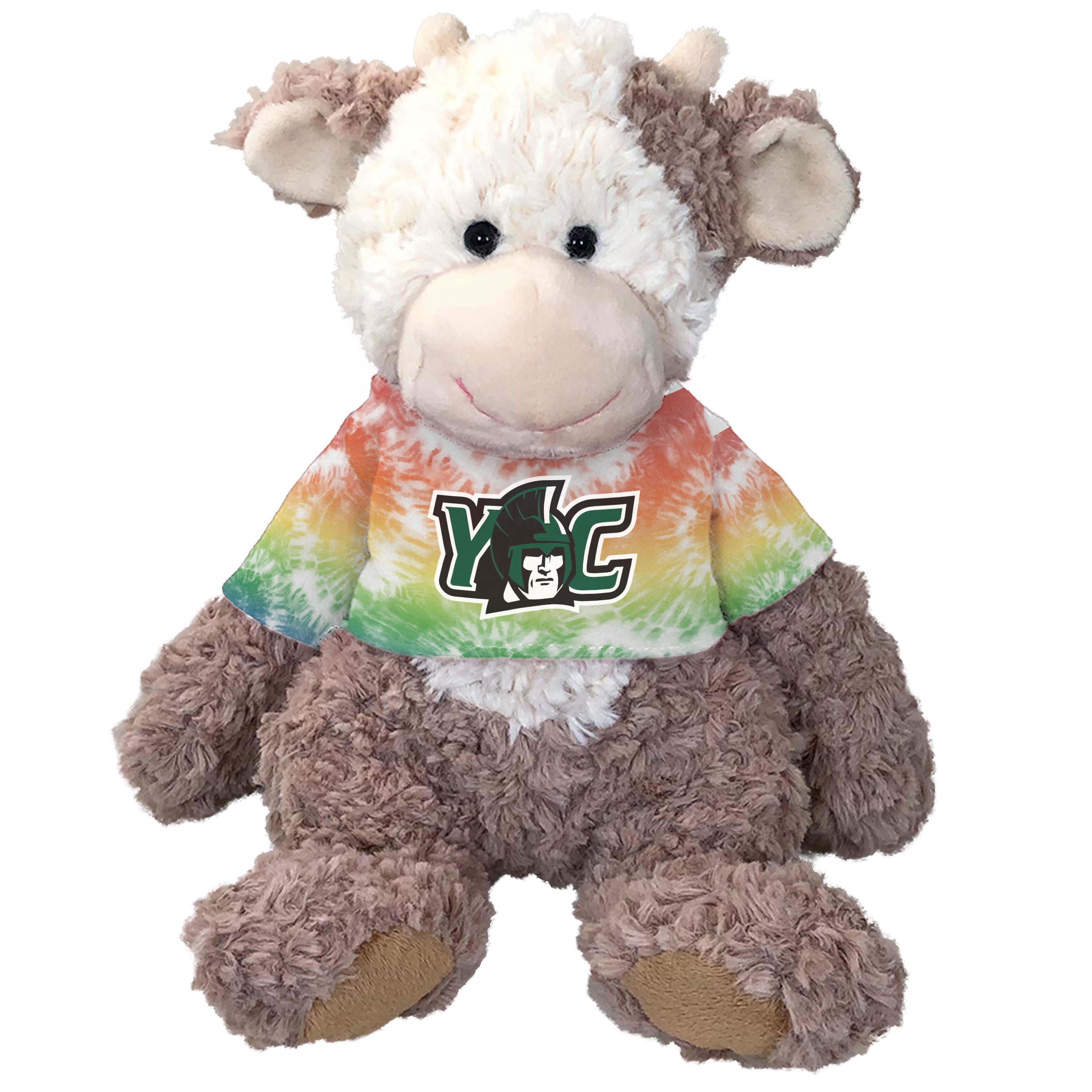 Plush: BCA Cuddle Buddie 9" w/Tye Dye Shirt - Cow