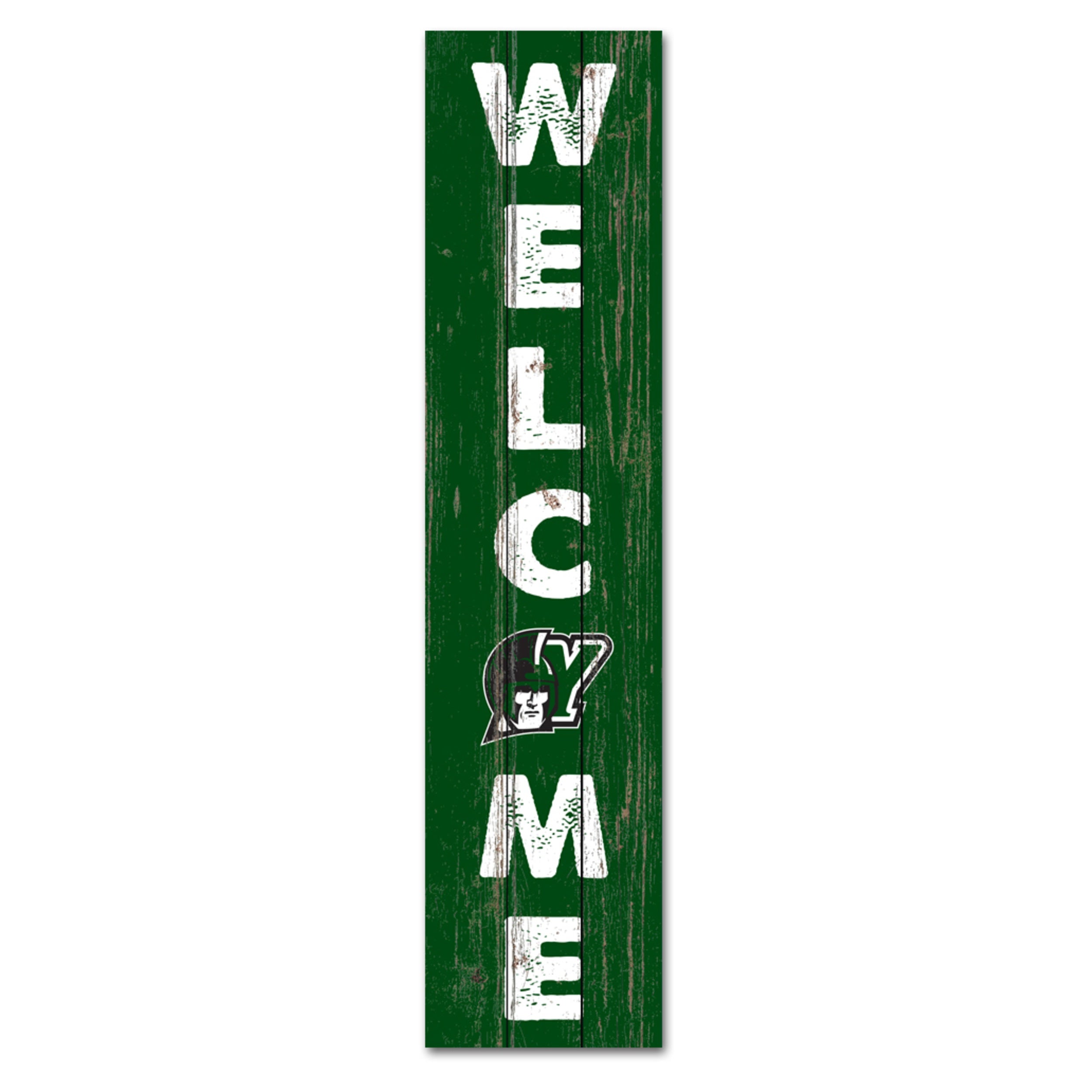 Sign: Wood Welcome Porch Leaner - 10.5"x47"