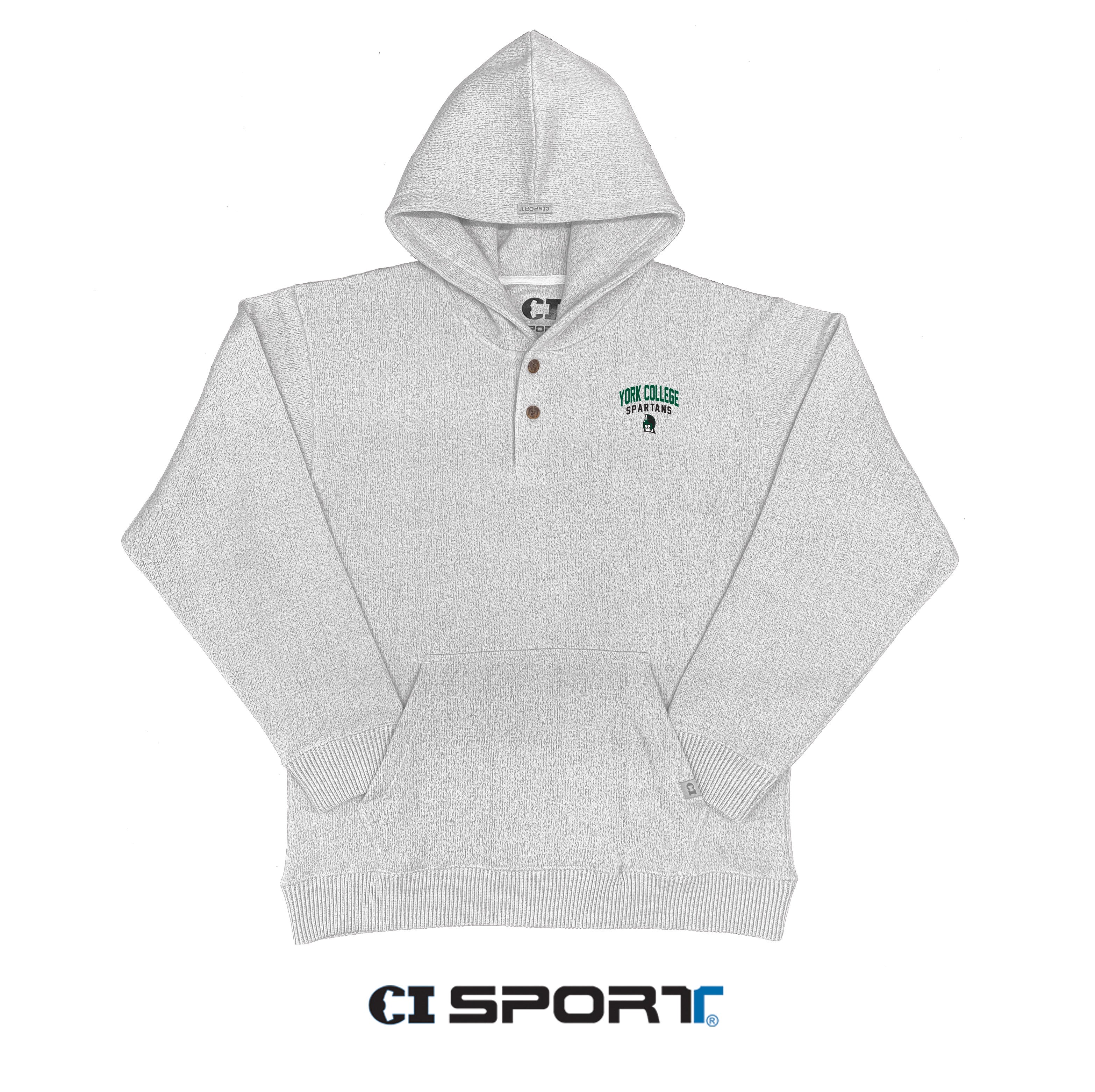 CI SPORT YORK COLLEGE HARBOR BUTTON HOOD