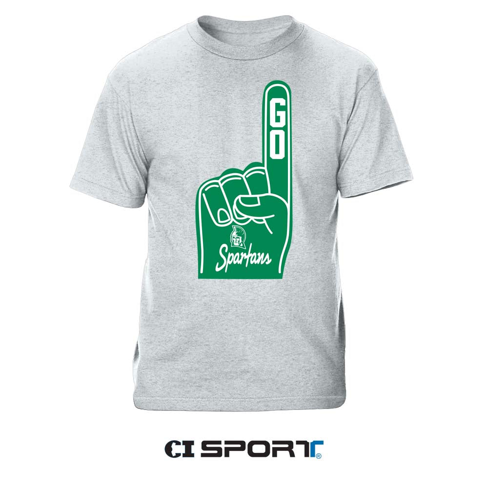 CI SPORT SPARTANS FOAM FINGER S/S T-SHIRT