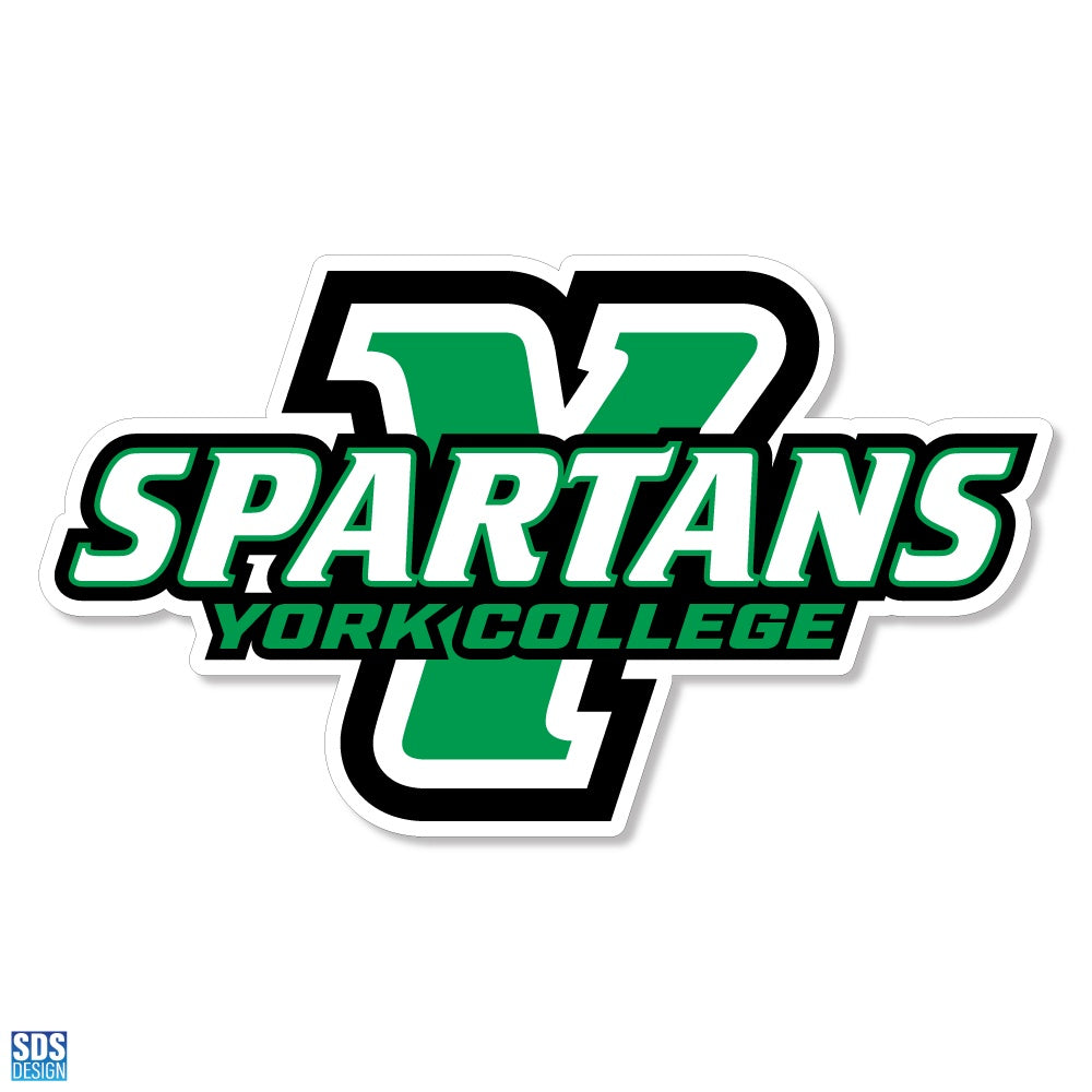Sticker: Rugged Y/Spartans Logo - 3.5"