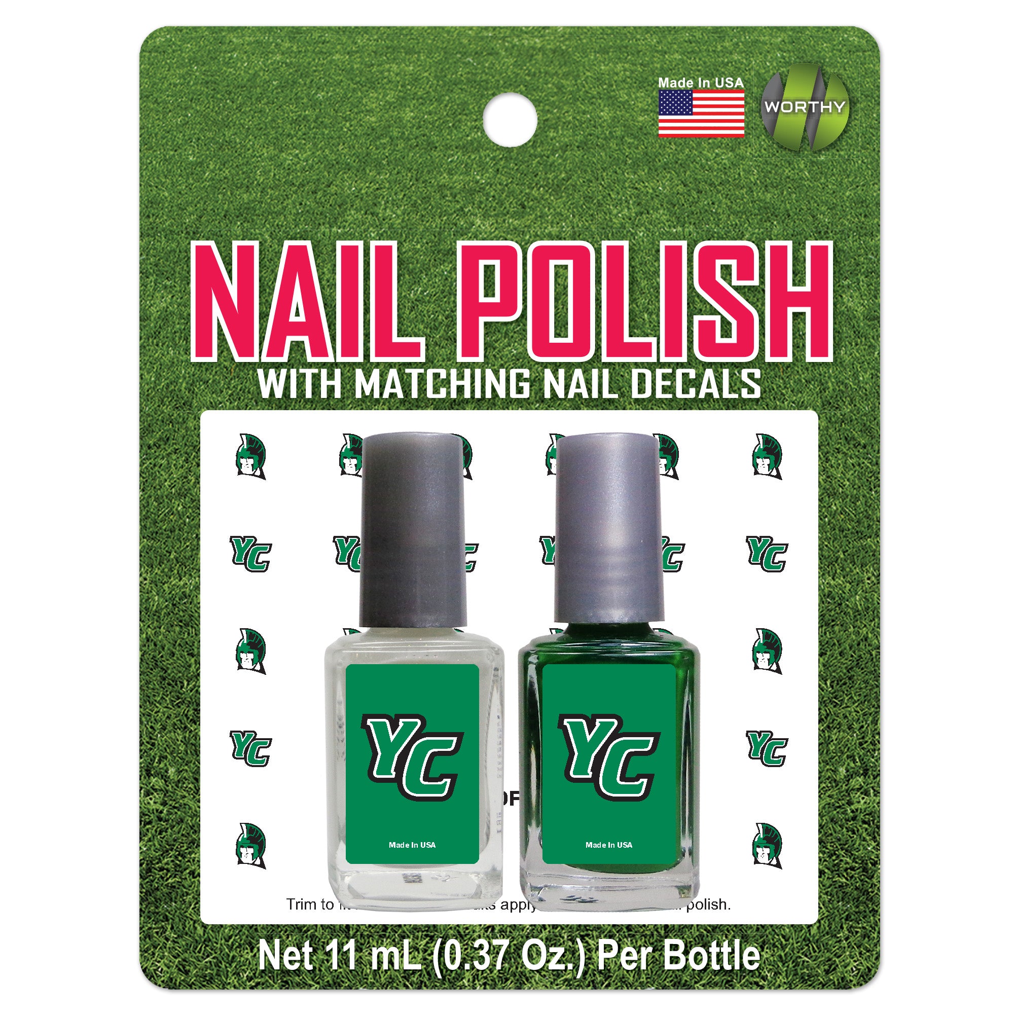 Nail Polish: 2 Pack w/Nail Decals