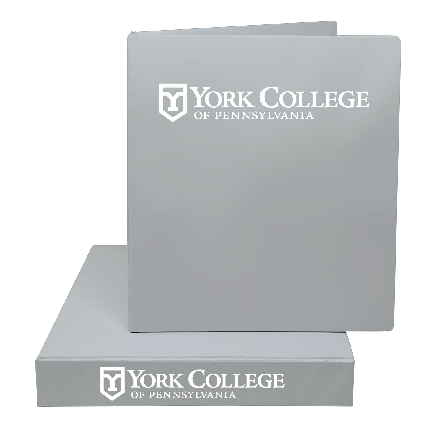 Binder: 1" Vinyl York College Imprinted