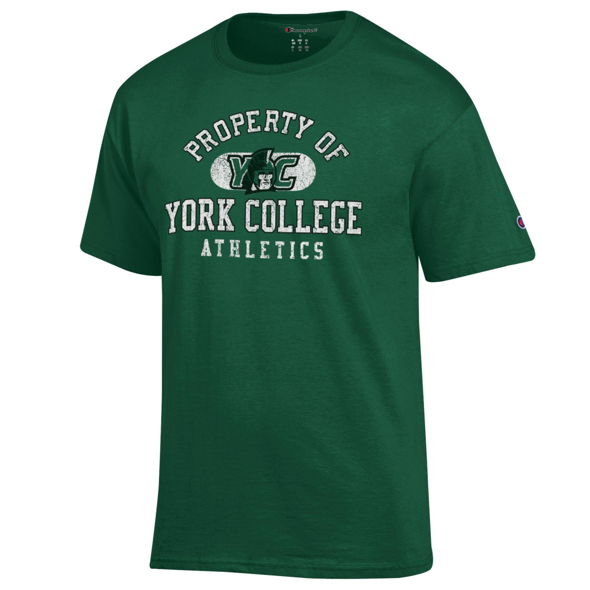 CHAMPION ATHLETICS YORK COLLEGE SHORT SLEEVE T-SHIRT
