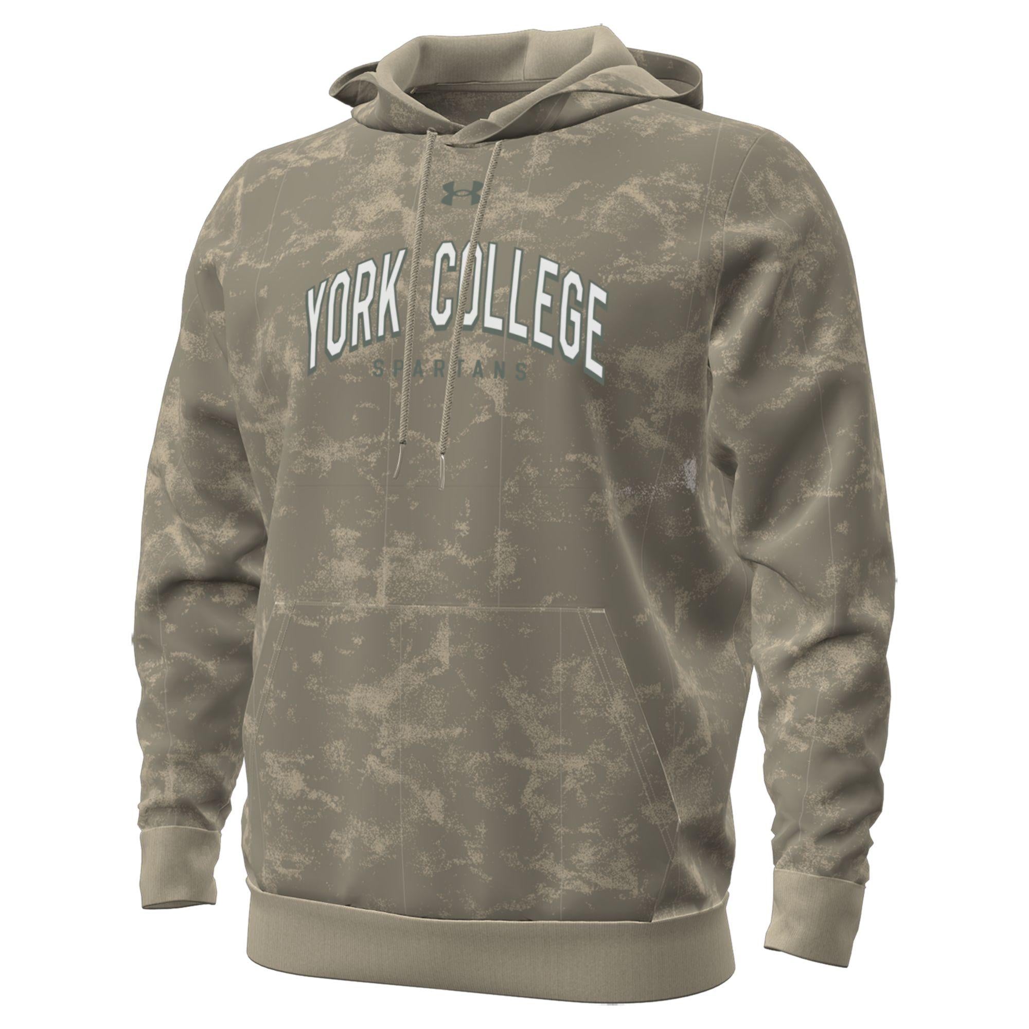 UNDER ARMOUR RIVAL WASHED YORK COLLEGE HOOD