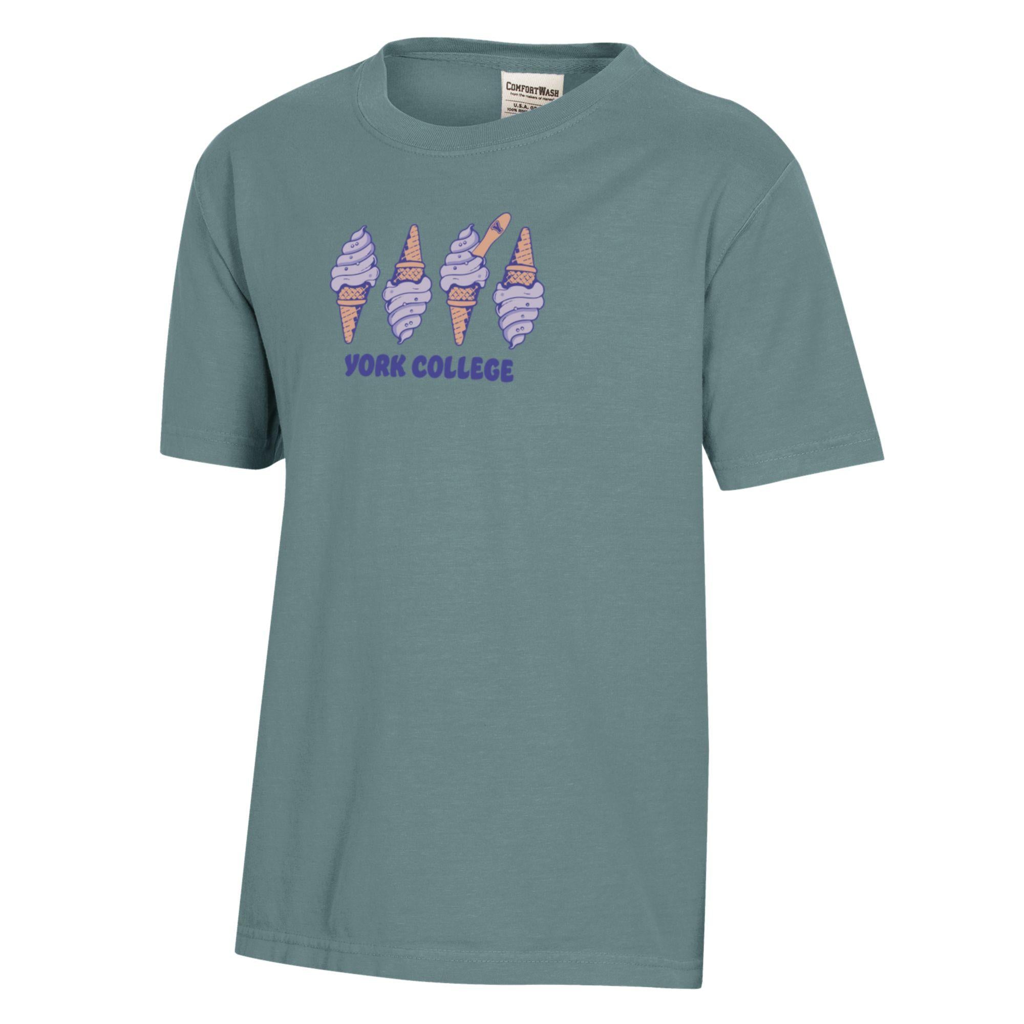 COMFORT WASH YOUTH ICE CREAM T-SHIRT