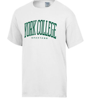 COMFORT WASH SIMPLE YORK COLLEGE SHORT SLEEVE T-SHIRT