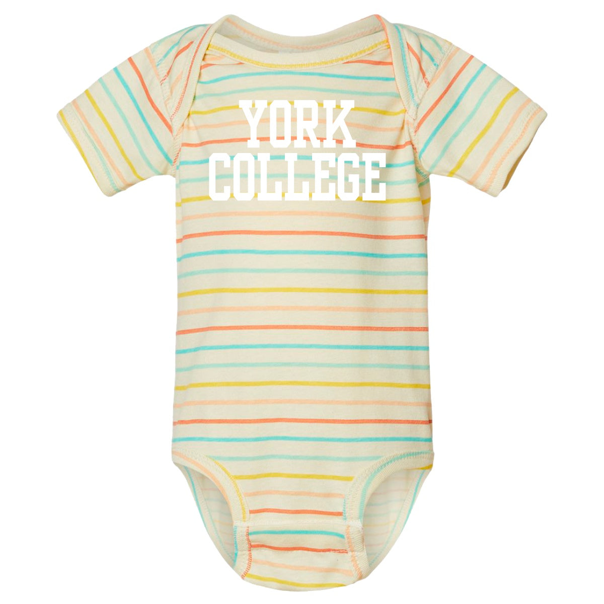 RABBIT SKINS YORK COLLEGE INFANT FINE JERSEY BODYSUIT