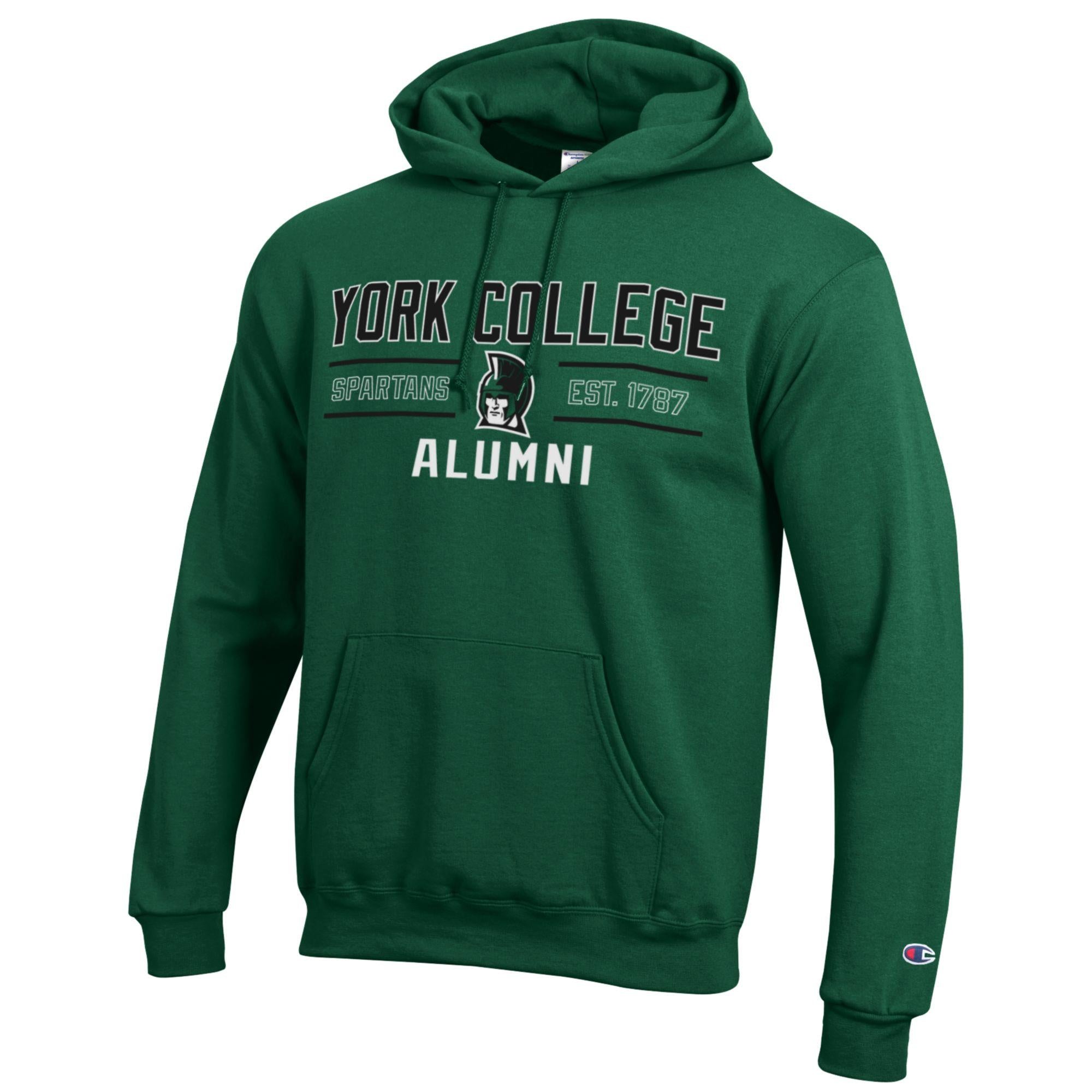 CHAMPION YORK COLLEGE ALUMNI POWERBLEND HOOD