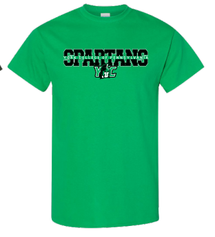 GILDAN YCP THROUGH SPARTANS SHORT SLEEVE T-SHIRT