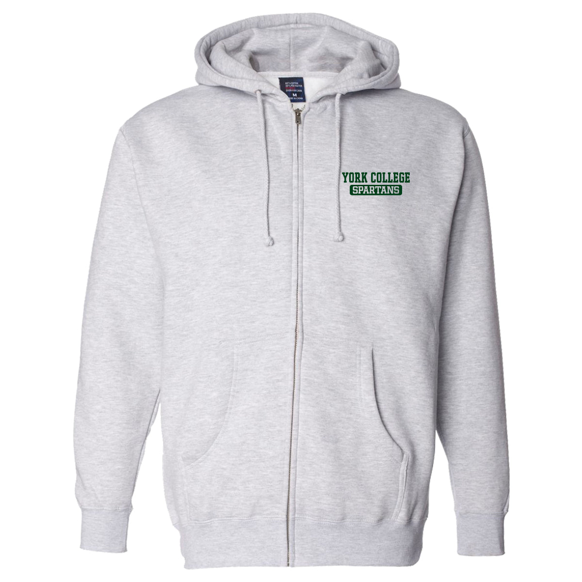 INDEPENDENT TRADING YORK COLLEGE HEAVYWEIGHT ZIP HOOD