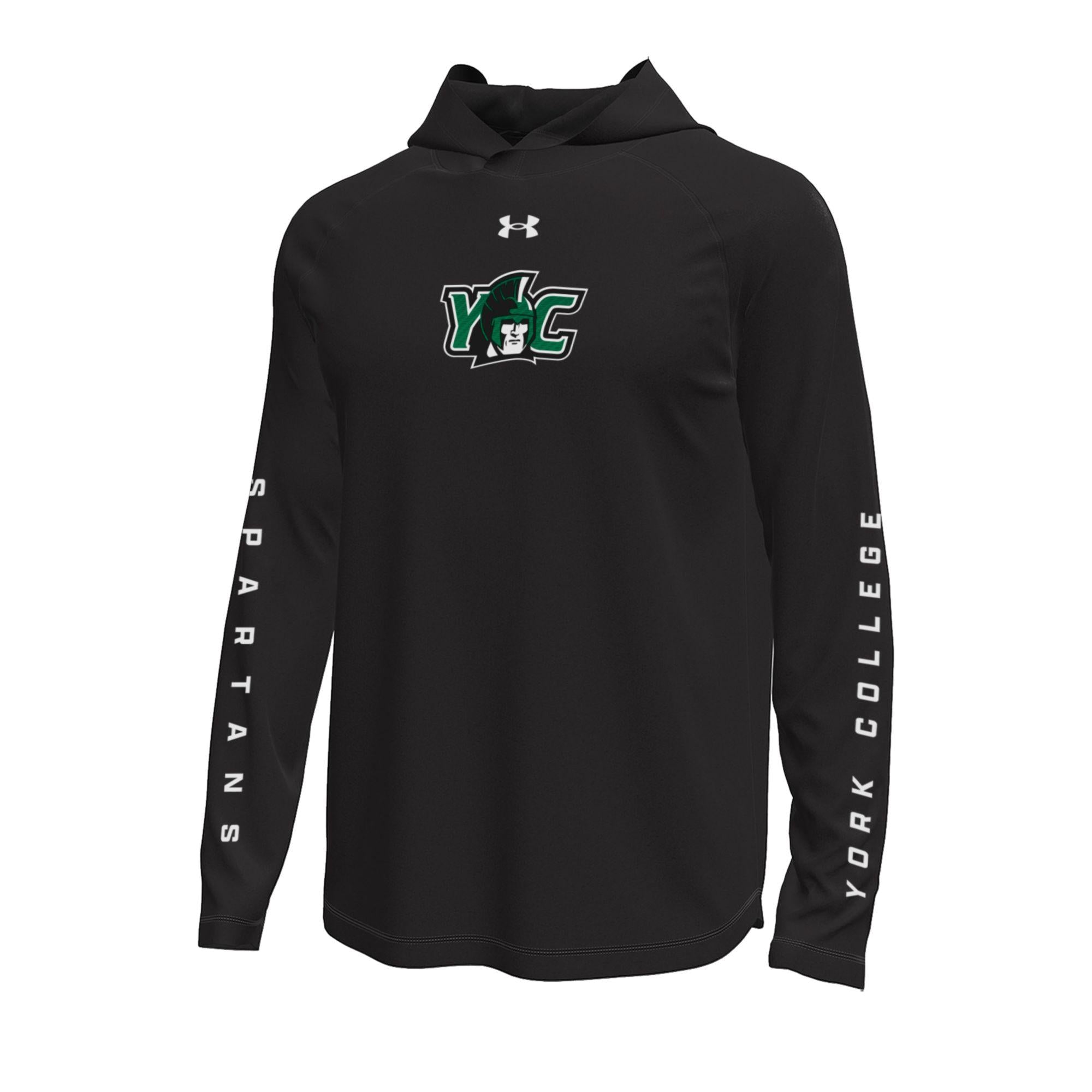 UNDER ARMOUR TECH STRETCH LONG SLEEVE HOODED T-SHIRT