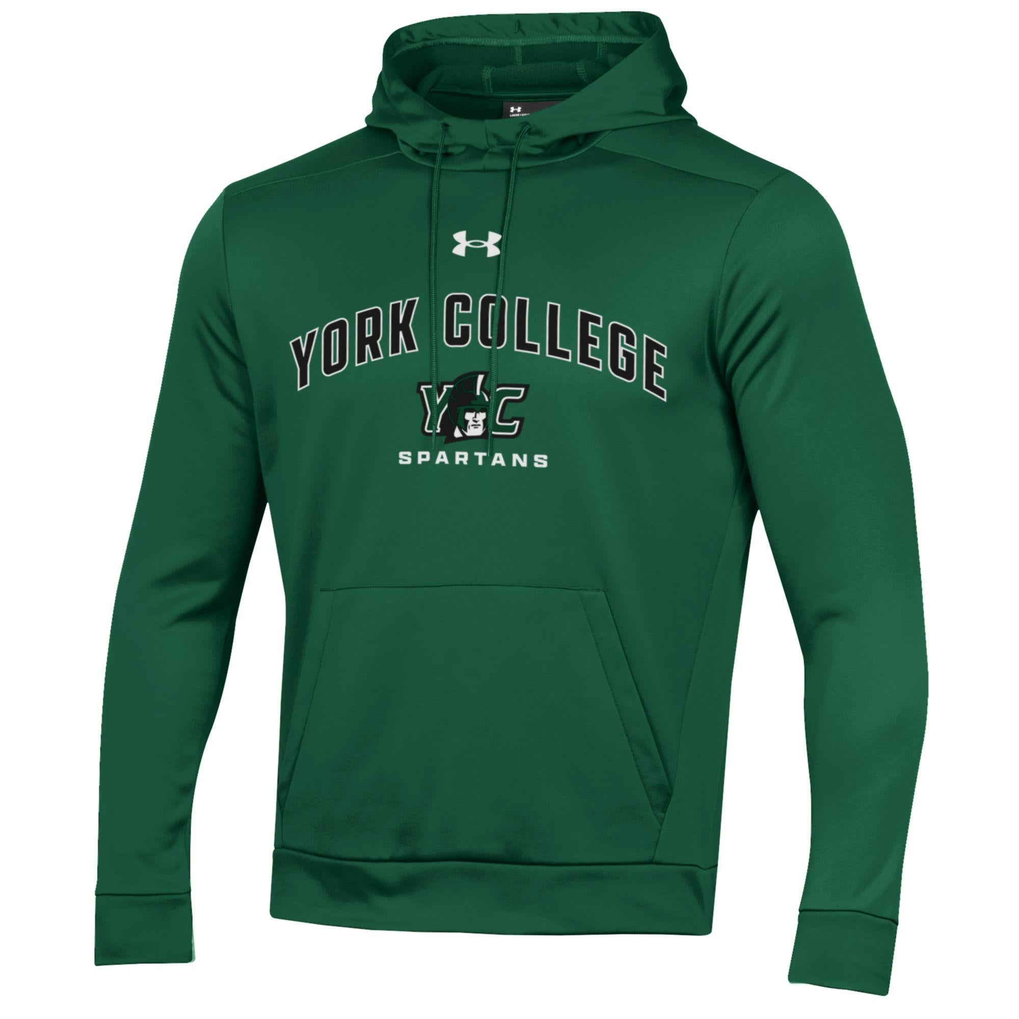 UNDER ARMOUR FLEECE PULLOVER YORK COLLEGE HOOD
