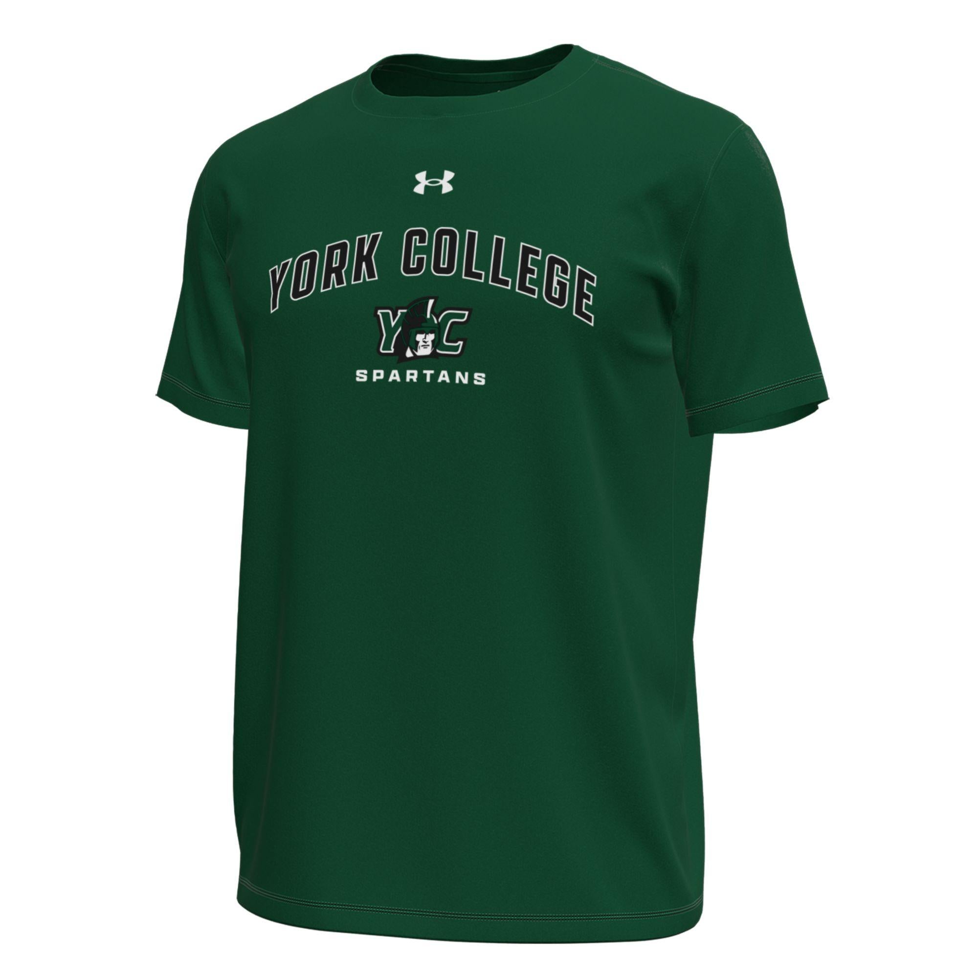UNDER ARMOUR TECH STRETCH SHORT SLEEVE YORK COLLEGE T-SHIRT