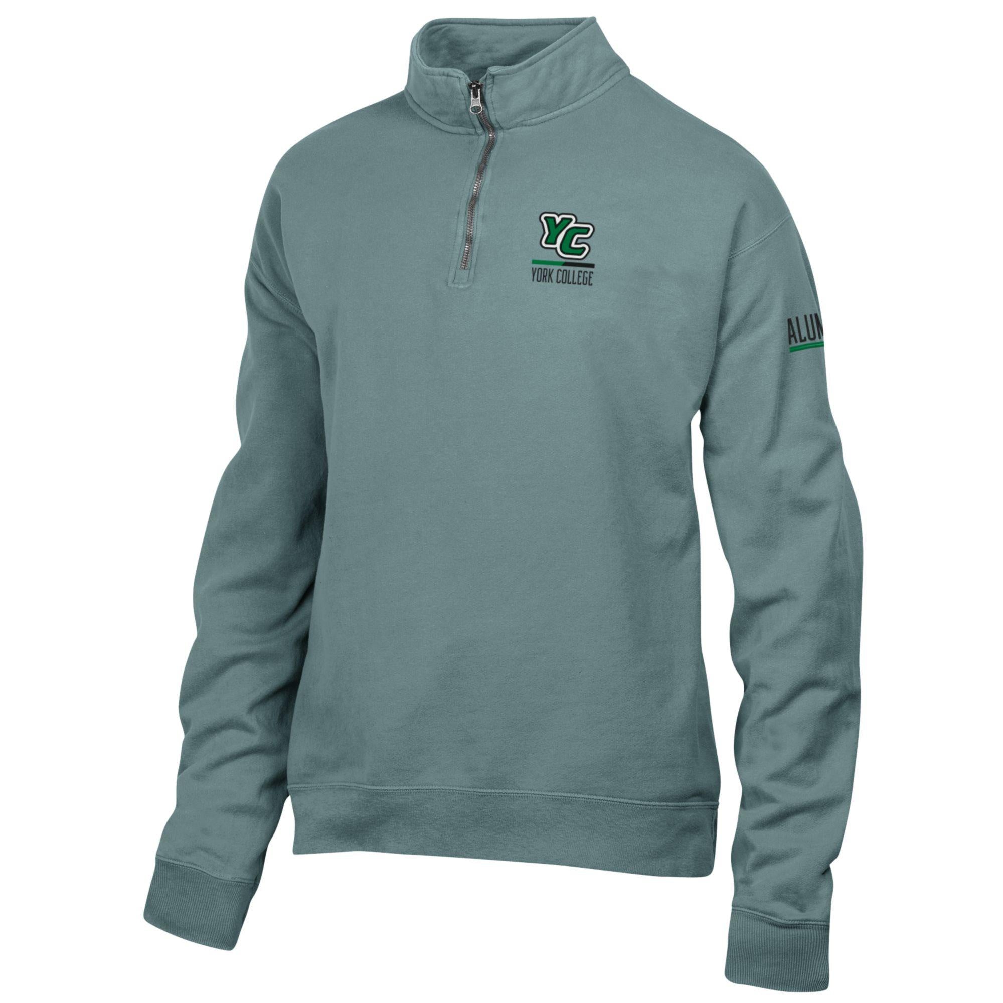 COMFORT WASH YORK COLLEGE ALUMNI 1/4 ZIP