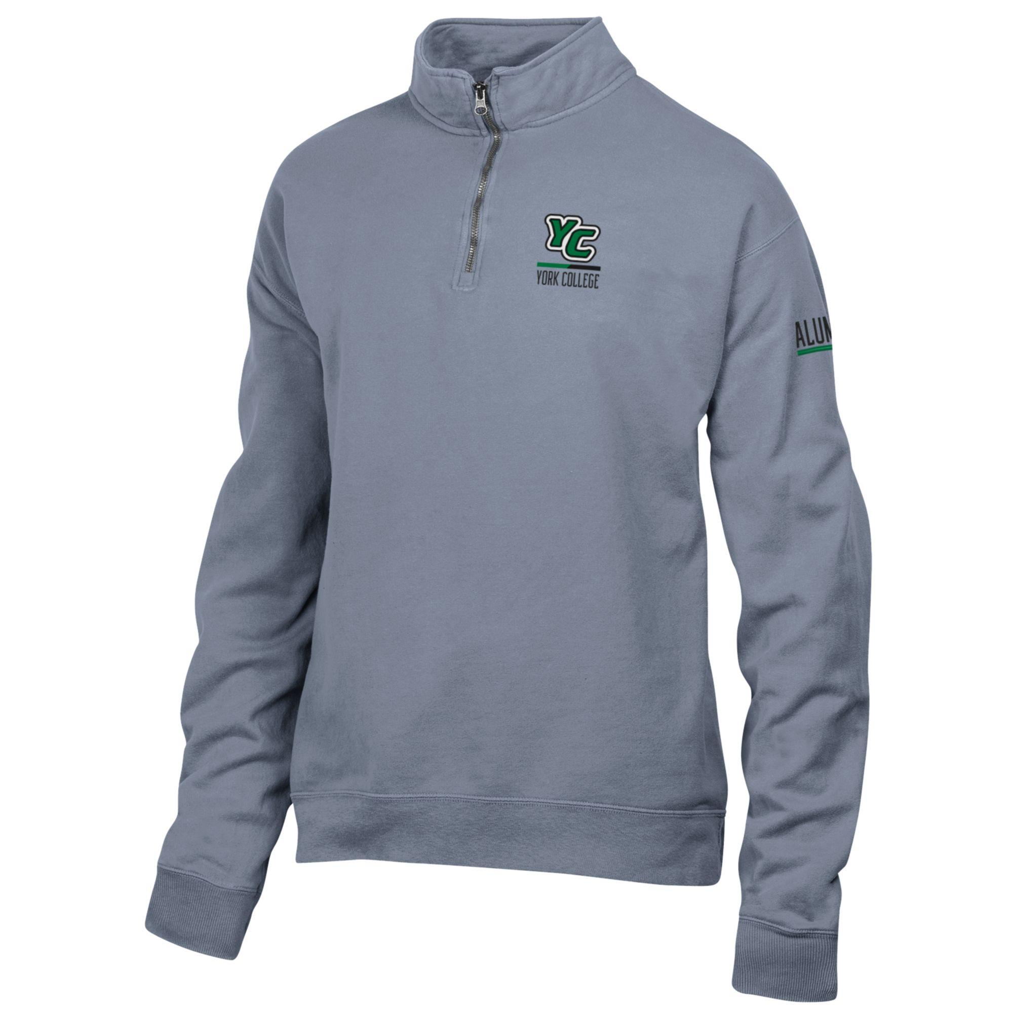 COMFORT WASH YORK COLLEGE ALUMNI 1/4 ZIP
