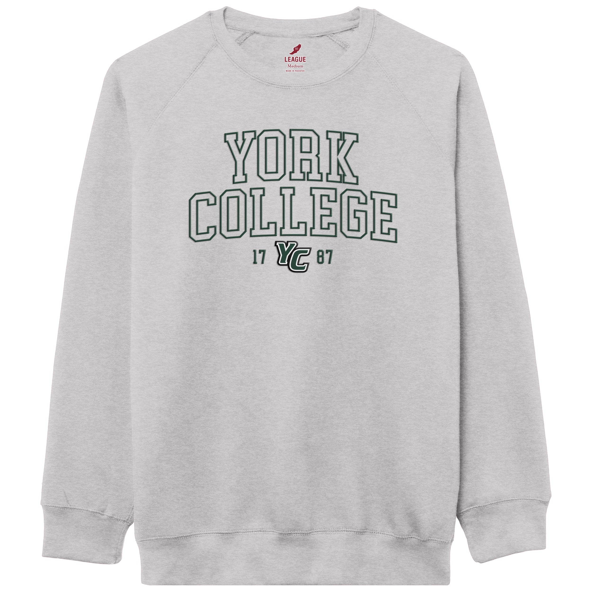 LEAGUE ESSENTIAL MINIMAL YORK COLLEGE CREW