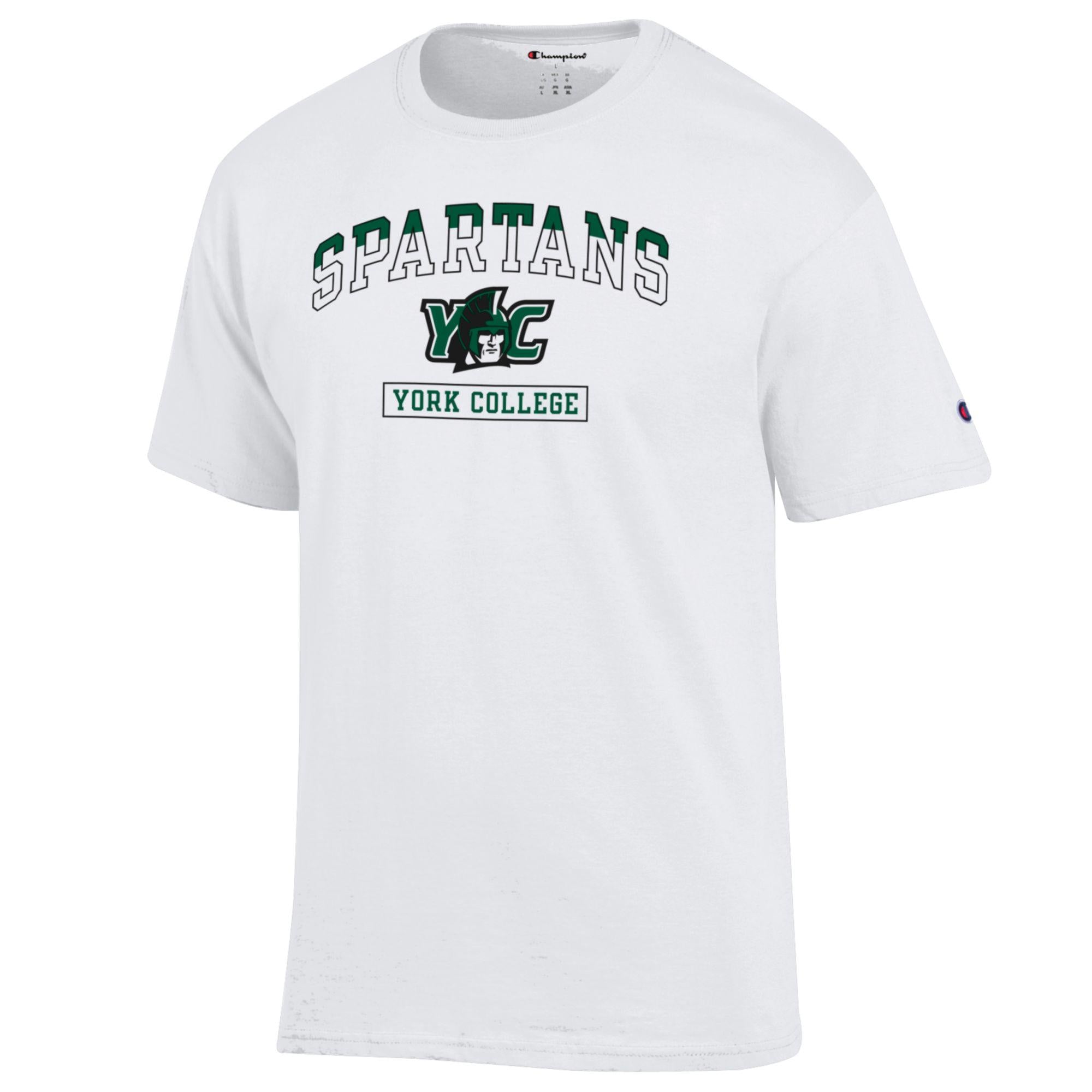 CHAMPION SPARTANS HALF/HALF SHORT SLEEVE T-SHIRT
