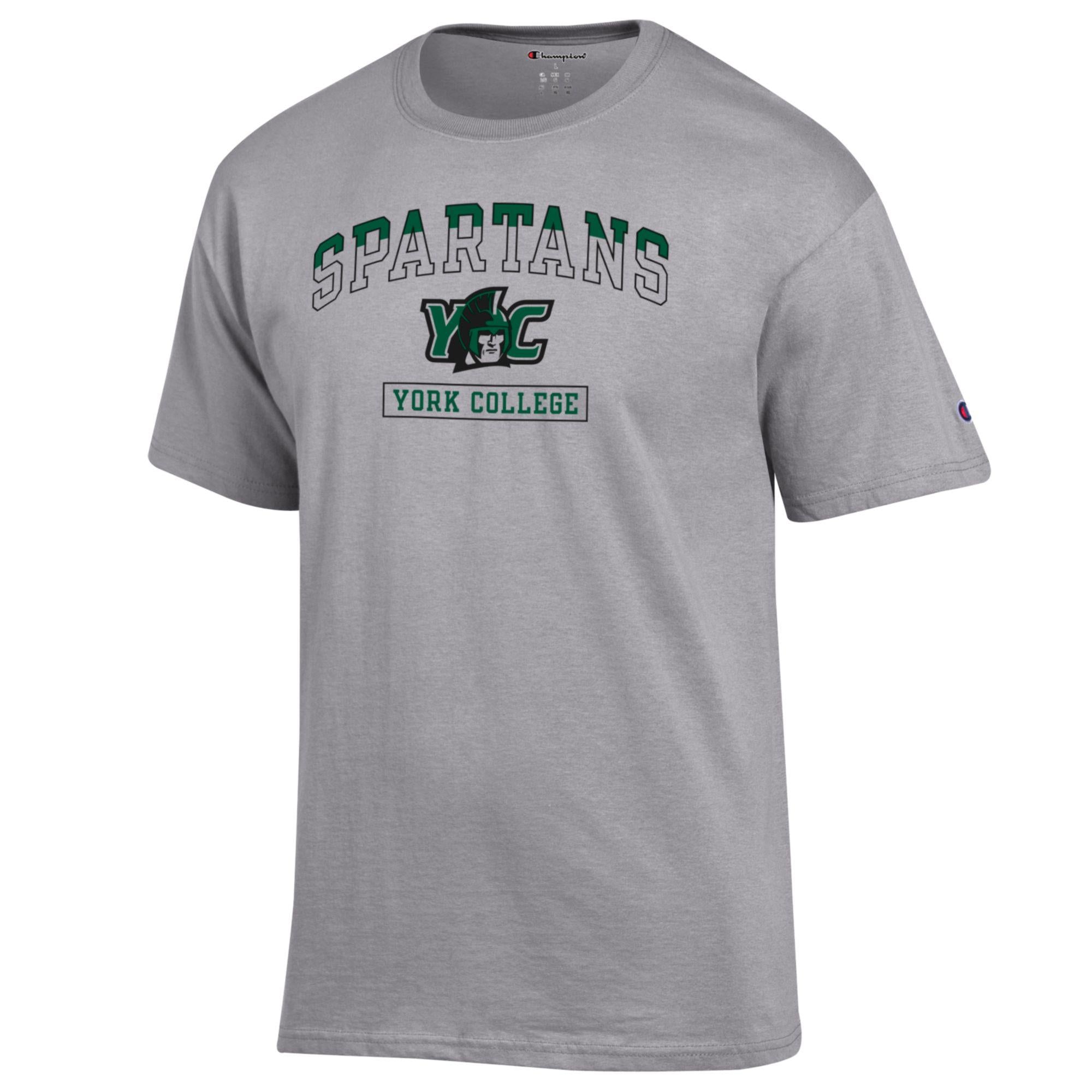 CHAMPION SPARTANS HALF/HALF SHORT SLEEVE T-SHIRT