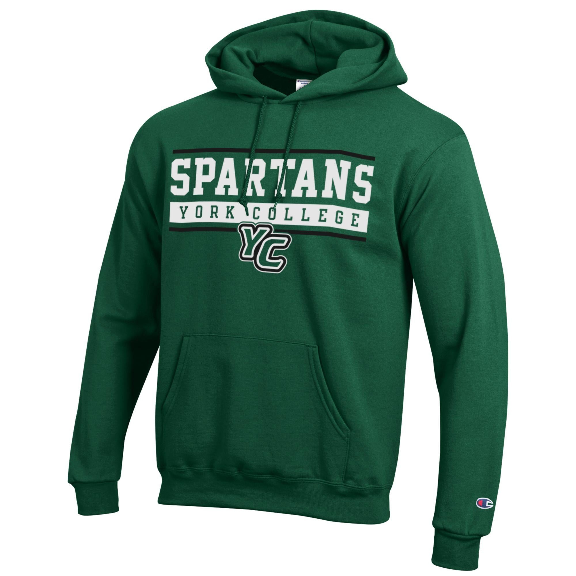 CHAMPION YORK COLLEGE BLOCK POWERBLEND HOOD