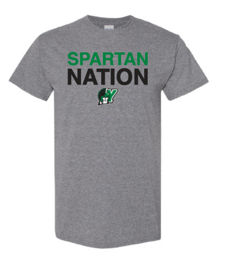 GILDAN Y SPARTAN NATION S/S T-SHIRT