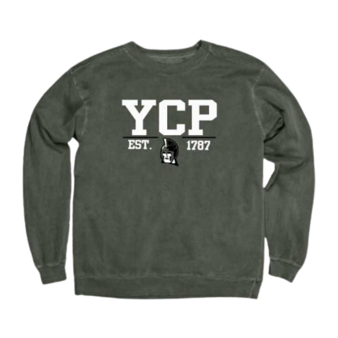 BLUE 84 YCP DYED FLEECE CREW