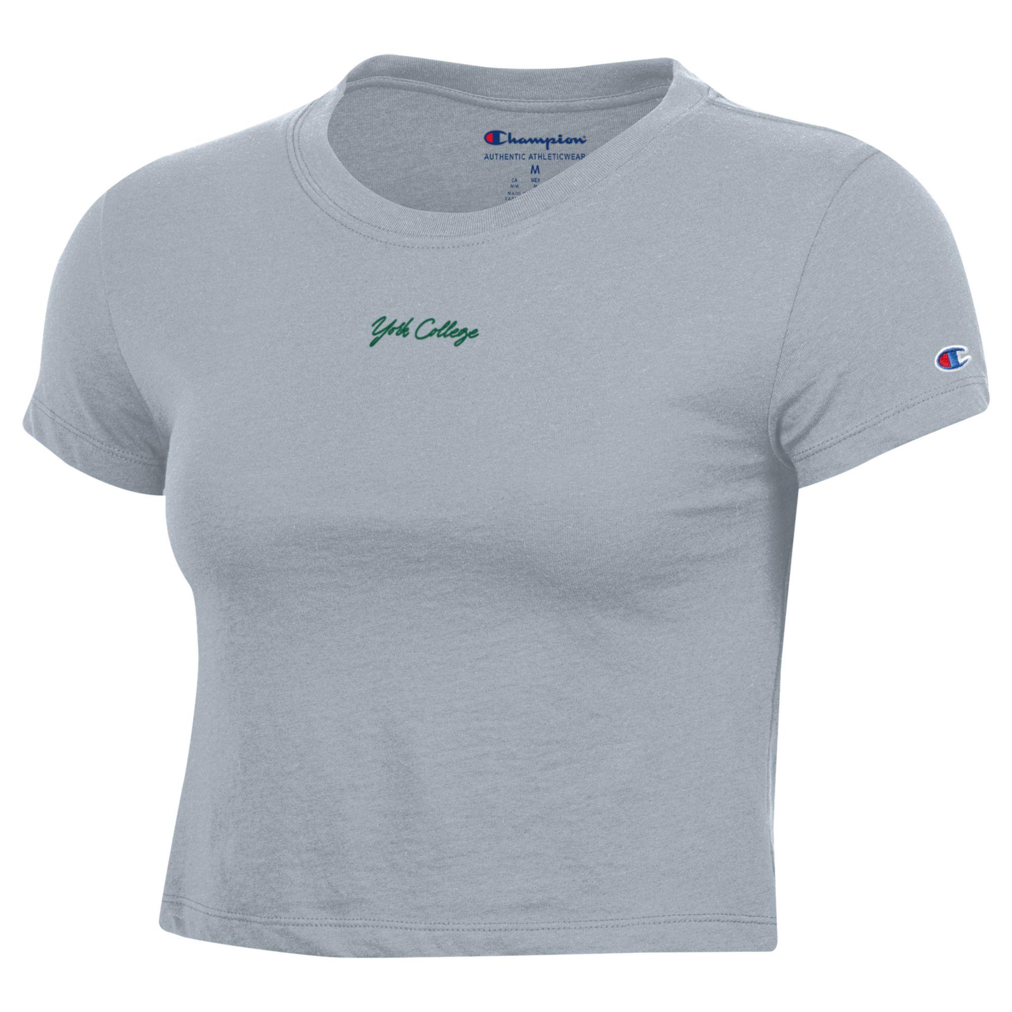 CHAMPION WOMEN'S YORK COLLEGE BABY TEE