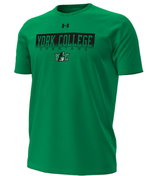 UNDER ARMOUR YORK COLLEGE PERFORMANCE COTTON S/S T-SHIRT