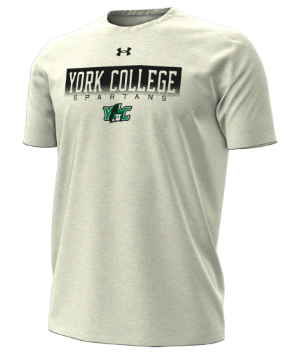 UNDER ARMOUR YORK COLLEGE PERFORMANCE COTTON S/S T-SHIRT