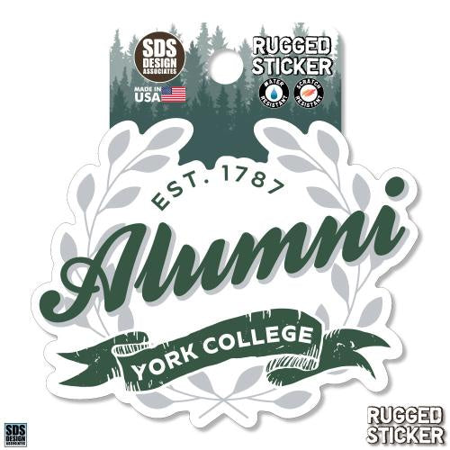 Vinyl Decal: York College Alumni