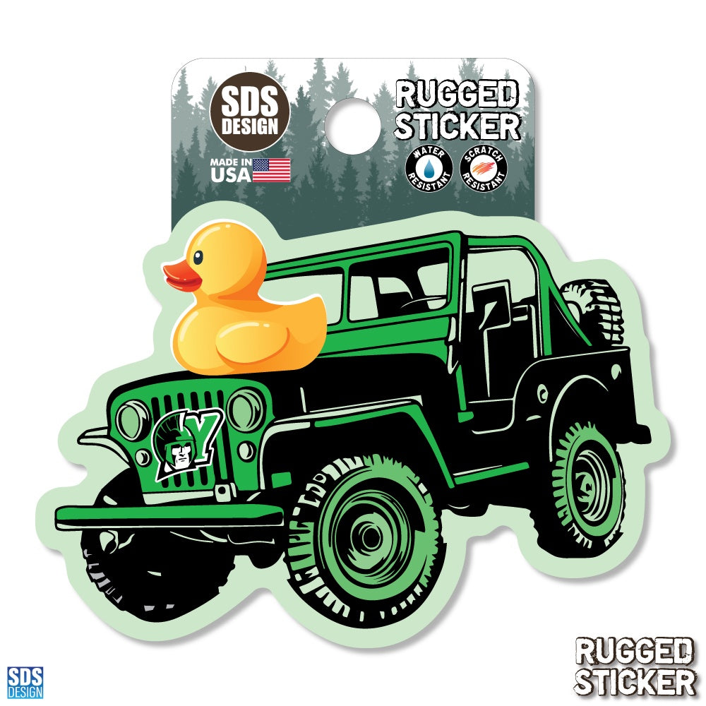 Sticker: Rugged Jeep Duck