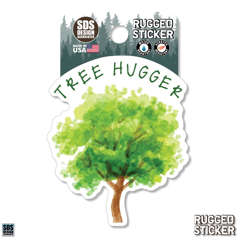 Vinyl Decal: York College Rugged Tree Hugger