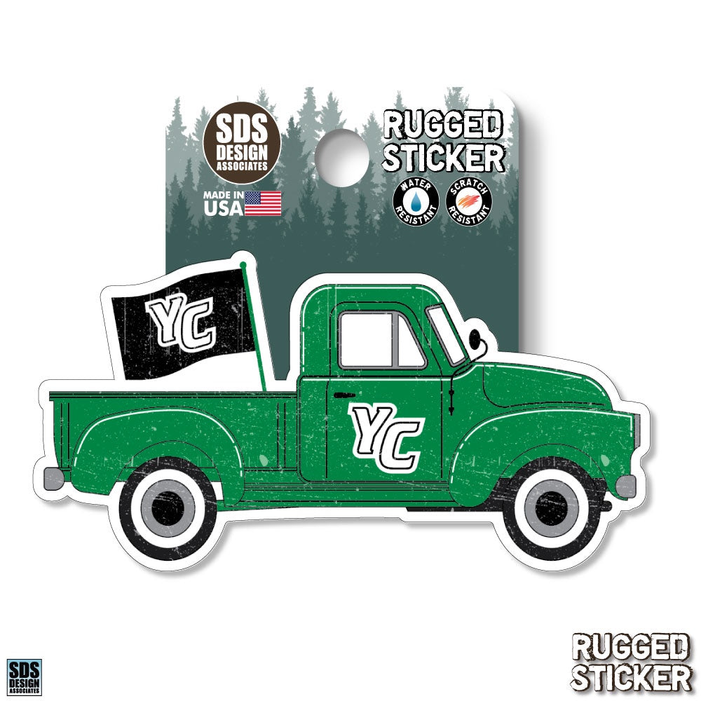 Vinyl Decal: York College Rugged Truck