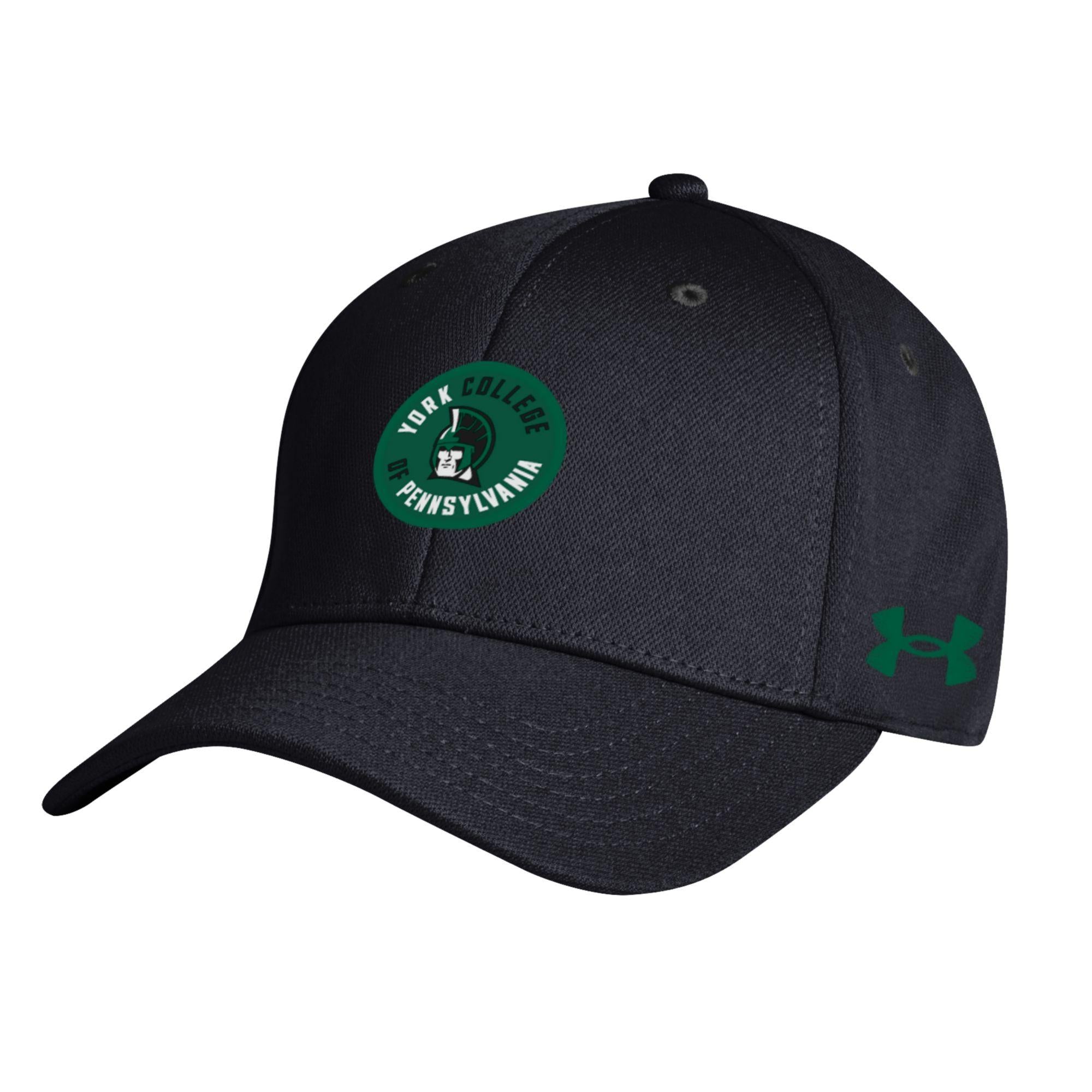 UNDER ARMOUR YORK COLLEGE BLITZING STRETCH FIT CAP