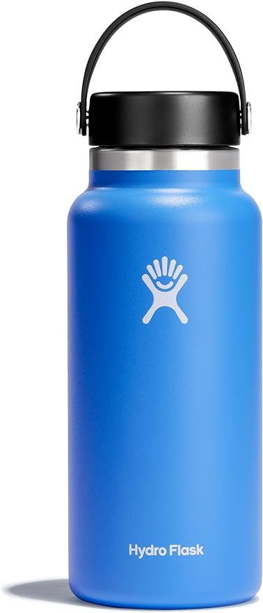 HYDRO FLASK WATER BOTTLE  32 OZ WIDE MOUTH CAP