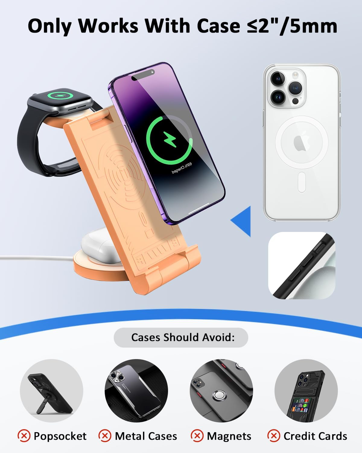 3 in 1 Charging Station for iPhone