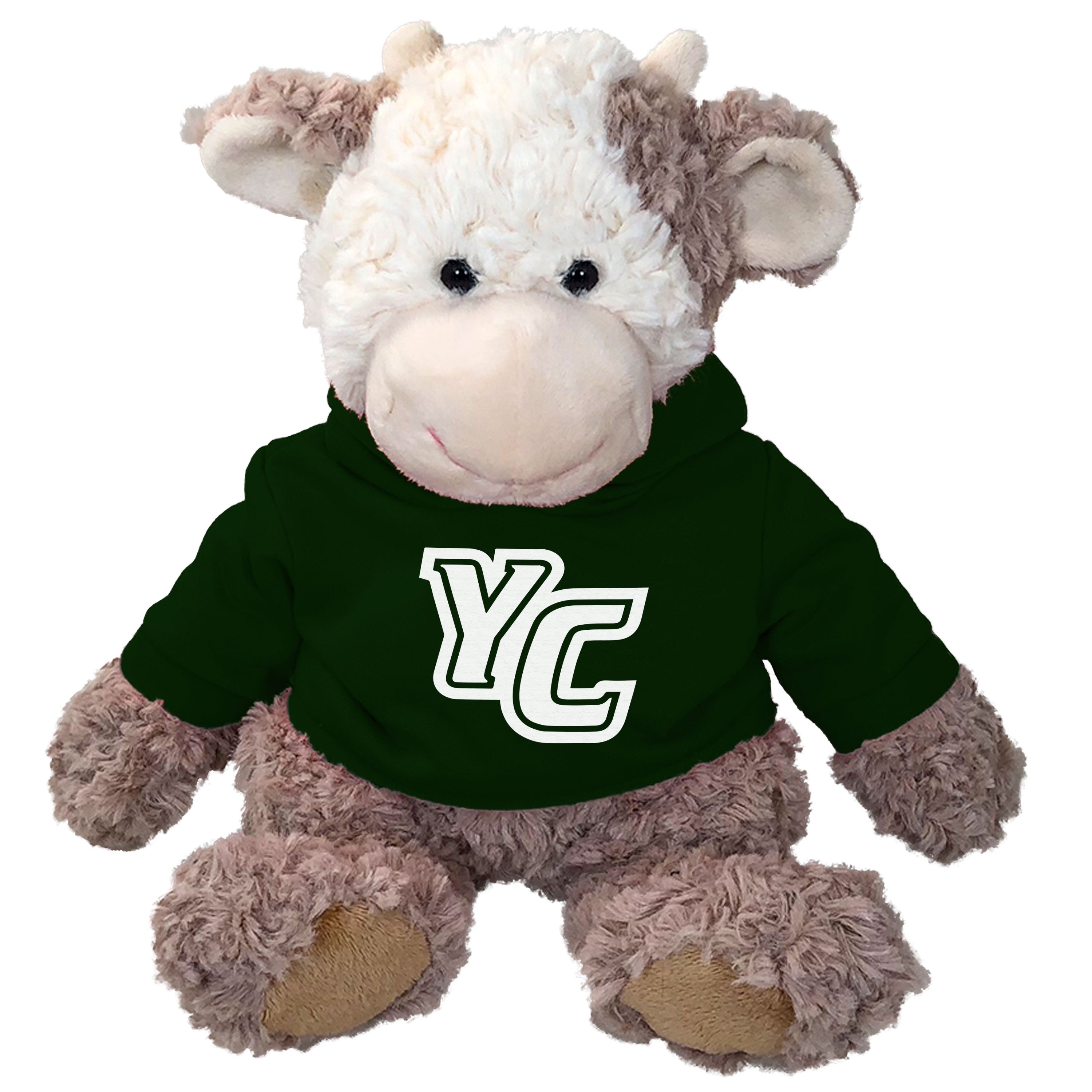 PLUSH CUDDLE BUDDIE 9 WITH YCP HOODIE-COW