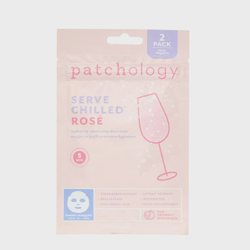 PATCHOLOGY ROSE HYDRATING FACIAL SHEET MASK 2 PACK