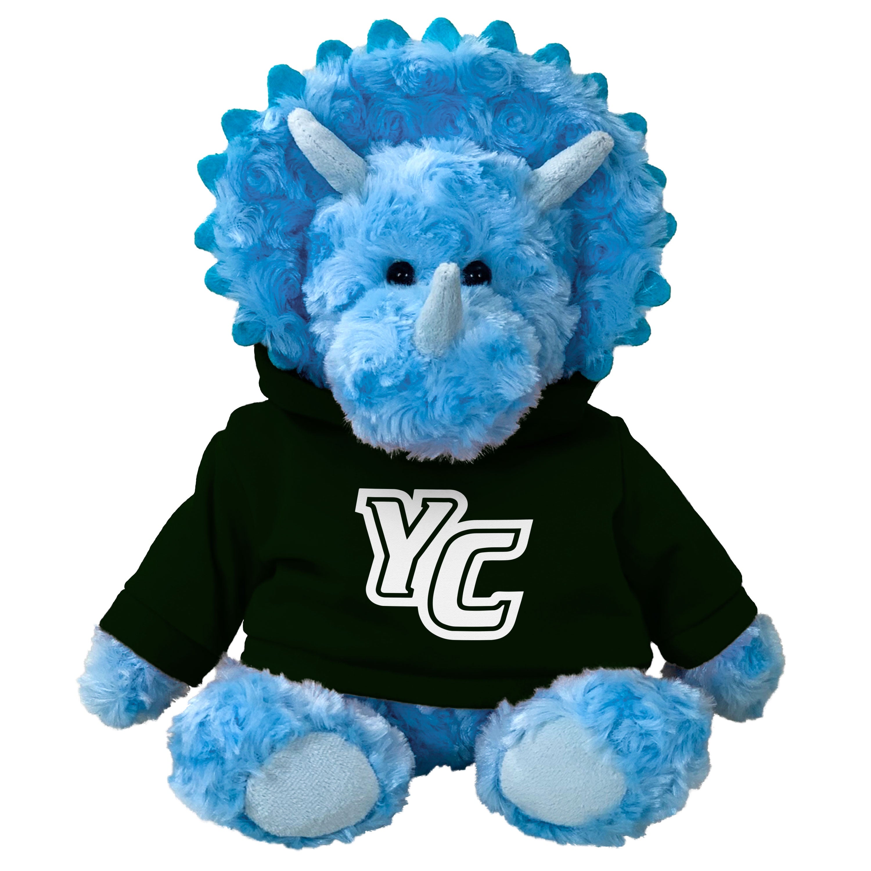 PLUSH CUDDLE BUDDIE 9 WITH YCP HOODIE-TRICERATOPS