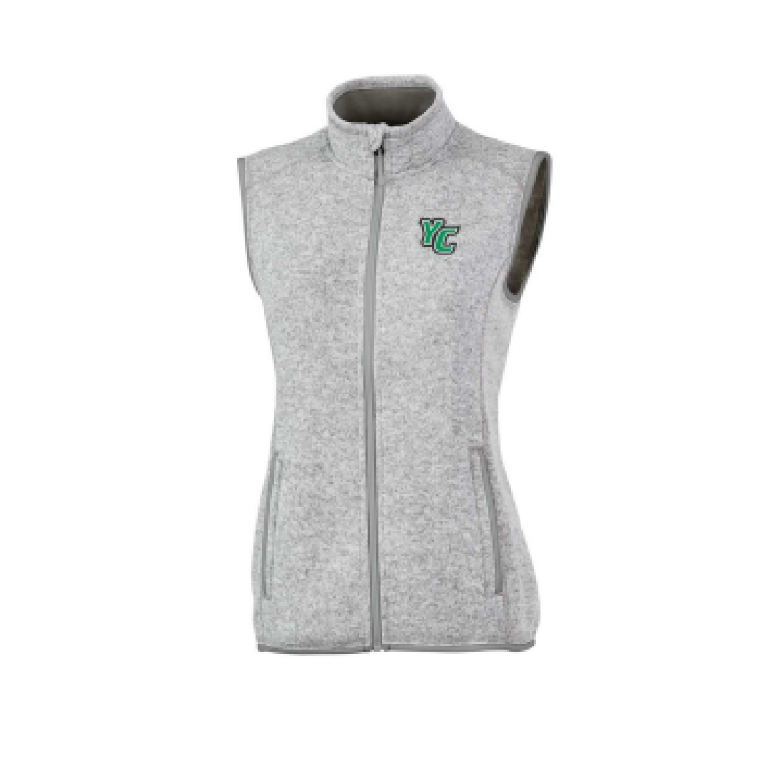 CHARLES RIVER WOMEN'S PACIFIC HEATHERED VEST